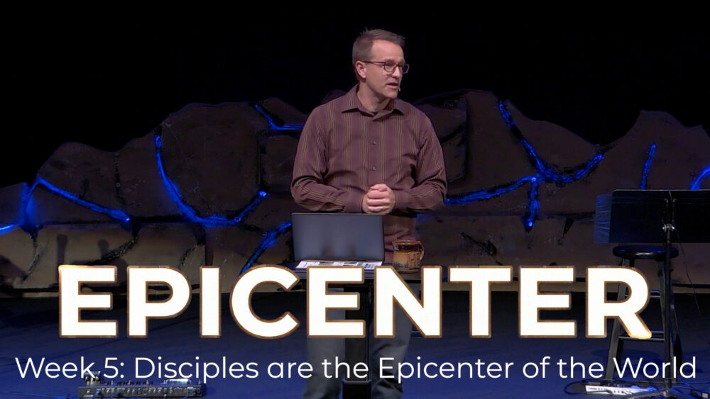 Disciples are the Epicenter of the World Image